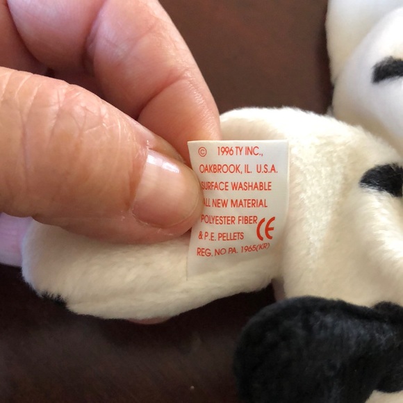 Beanie Babies 1996 Dotty and 1998 Gigi by Ty - Picture 4 of 6